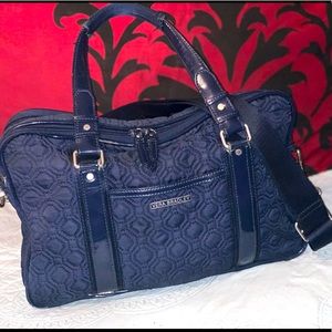 Blue quilted Vera Bradley purse/satchel